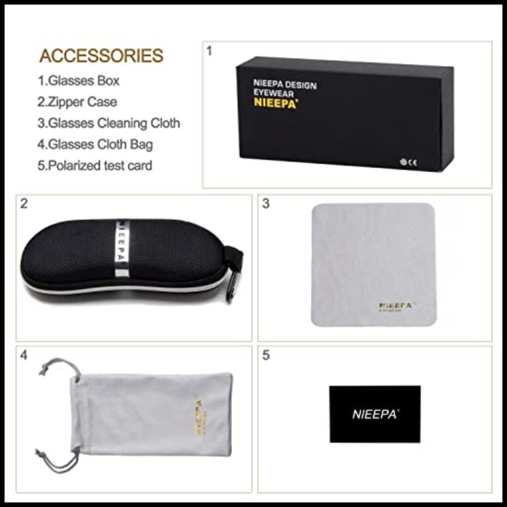 Ultralight Frameless Rectangle Sunglasses Polariz… - image 5